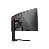 Moniteur de jeu LCD ultra-large incurvé rétroéclairé par LED de 34 pouces Taux de rafraîchissement de 144Hz Panneau IPS Interface HDR HD DP pour ordinateur de bureau et ordinateur portable