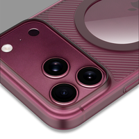 Coque ultra-fine texturée sergé pour iPhone 18 17 16 Pro Max – Étui magnétique fin mat antichoc avec sensation de peau et coque légère