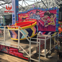 Attrazione da Luna Park a Prezzo all'Ingrosso, Macchina da Gioco Portatile Mini Disco Tagada per Bambini