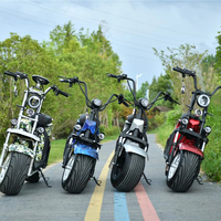 Scooter Eléctrico con Neumáticos Anchos y Luz LED, Velocidad Máxima de 35-40 km/h, Carga Máxima de 200 kg, Múltiples Modos de Empaque