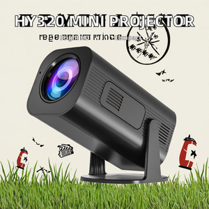 New Smart <b>Projector</b> HY320 Mini 300 ANSI Lumens <b>Android</b> 11 High Brightness Home Theater 720p LCD Portable - Product Image 2