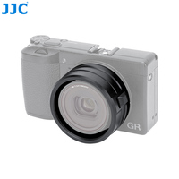 Adaptateur de filtre d'objectif en alliage d'aluminium JJC AR-GR3XB remplace RIC. Anneau adaptateur GA-2 pour RIC. Appareils photo GR IIIx et GR IIIx HDF