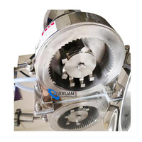 Zhixuan Moulin à grains commercial pour céréales et poudre fine d'herbes, 50 kg, 220v/380v, SUS304, 3000W, refroidissement par eau, pour l'alimentation