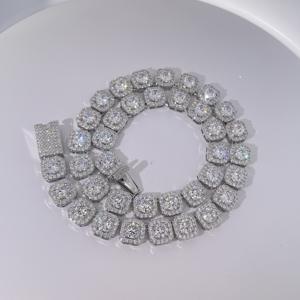 Collar de Tenis Redondo de Lujo Tianyu, Estilo Hip Hop, Cadena de Moda con Circonita para Hombre y Mujer - Product Image 1