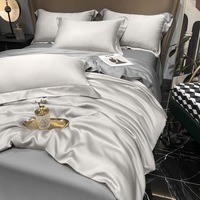 Grossistes en literie 100% Tencel lyocell Couette personnalisée Housse de couette de luxe Ensemble de literie couette drap de lit textile
