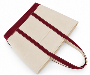 Sac fourre-tout en toile de coton laminée écologique de style japonais, portable, pour les courses d'été et d'automne, avec revêtement - Product Image 3
