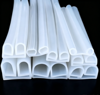Bande d'étanchéité en silicone pour machines, profilé d'étanchéité extrudé en caoutchouc EPDM et silicone, joint d'étanchéité pour fenêtres, portes et murs rideaux