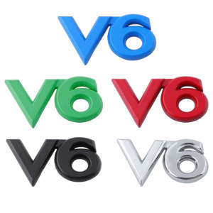 Emblème de voiture V6 <span class=keywords><strong>Turbo</strong></span> Accept Custom <span class=keywords><strong>Turbo</strong></span> Boby Car Sticker Badge for Truck Motorcycle Wholesale Auto Accessories - Product Image 1