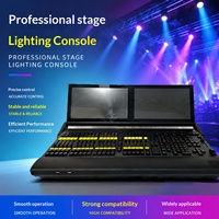Consola de Iluminación Plegable de Doble Pantalla MA para Espectáculos, Alta Definición, Construcción Metálica IP33, Conveniente para Espectáculos