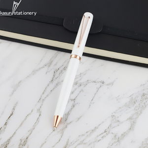 Stylos à bille de luxe en or rose de haute qualité Clip pour stylo à bille avec LOGO personnalisé pour cadeau d'hôtel <span class=keywords><strong>5</strong></span> étoiles - Product Image 3