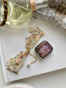 Bracelet de chaîne rétractable en peluche d'hiver pour les femmes <span class=keywords><strong>AppleWatch</strong></span> <span class=keywords><strong>8</strong></span>/7/654SE - Product Image 5