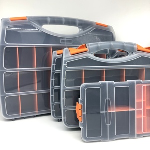 En gros <span class=keywords><strong>nouveau</strong></span> en plastique outil <span class=keywords><strong>de</strong></span> stockage organisateur plastique boîte <span class=keywords><strong>de</strong></span> pêche artisanat transparent petit avec le prix concurrentiel - Product Image 1