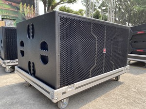Subwoofer Amplificado Doble de 18 Pulgadas y 4000W LA-218A, Altavoz de <span class=keywords><strong>Bajos</strong></span> de Madera Resistente al Agua <span class=keywords><strong>para</strong></span> Eventos al Aire Libre - Product Image 2