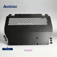 Plaque de protection en aluminium LumiCetus pour refroidisseur d'huile 18-24 pour X3M F97 X4M F98 S58, protection contre la corrosion, protection du moteur, fixation directe par boulons