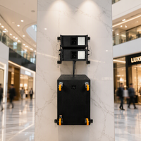 Thinuna AWM-L2.10-DPA+ Single 10-Inch Tops + 18-Inch Powered Subwoofer Sistem Speaker Line Array Aktif Premium Neodymium Mobile