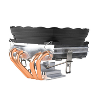Nouveau refroidisseur de processeur 12cm support de refroidisseur de processeur muet LGA1150/1155/1700/1200 AM5/AM4 prise refroidisseur d'air rvb