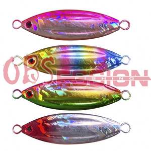 66 #60G 80G 100G 130G forme plate papillon gabarits leurre <span class=keywords><strong>de</strong></span> pêche plomb vertical pêche en métal pas lent gabarits leurre plomb gabarit appâts - Product Image 5