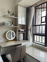 Escritorio de Estudio Moderno en Forma de L con Estantería Integrada, Mesa para Computadora que Ahorra Espacio, Gran Almacenamiento, Muebles para Oficina en Casa, Hecho en Fujian