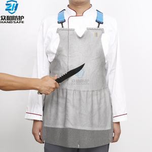 60*80cm Stainless Steel Apron Cut Resistance Chain <strong>Mail</strong> Apron Butcher Meat <strong>Processing</strong> Personal Protective <strong>Equipment</strong> - Product Image 1