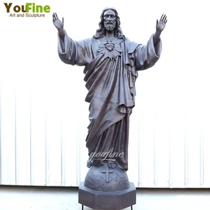 YOUFINE Life Size <b>Religious</b> Church Outdoor Garden Metal Bronze Jesus <b>Statues</b> Sculpture CYWBST-28 Bronze Jesus CYWBST-28 C - Product Image 5