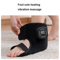 Masseur de jambe avec massage de compression d'air de chaleur pour le masseur d'onde d'air de pied de mollet utile pour la relaxation de muscles de circulation simple