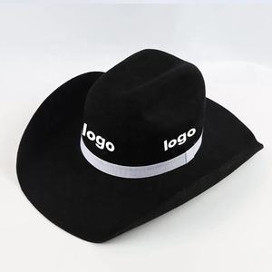 شعار مخصص بالجملة عطلة الحزب في الهواء الطلق مخصص قبعة صلبة تكساس 100 أستراليا الصوف رعاة البقر الجاز الغربية راعية البقر - Product Image 6