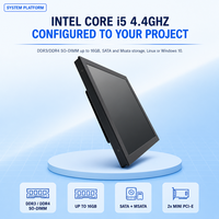 PC Panel Tanpa Kipas 17 Inci 1000nits Intel Core i5 10210U 1280x1024 4:3 Depan IP65 PCAP Touch 2xCOM RS232 LAN
