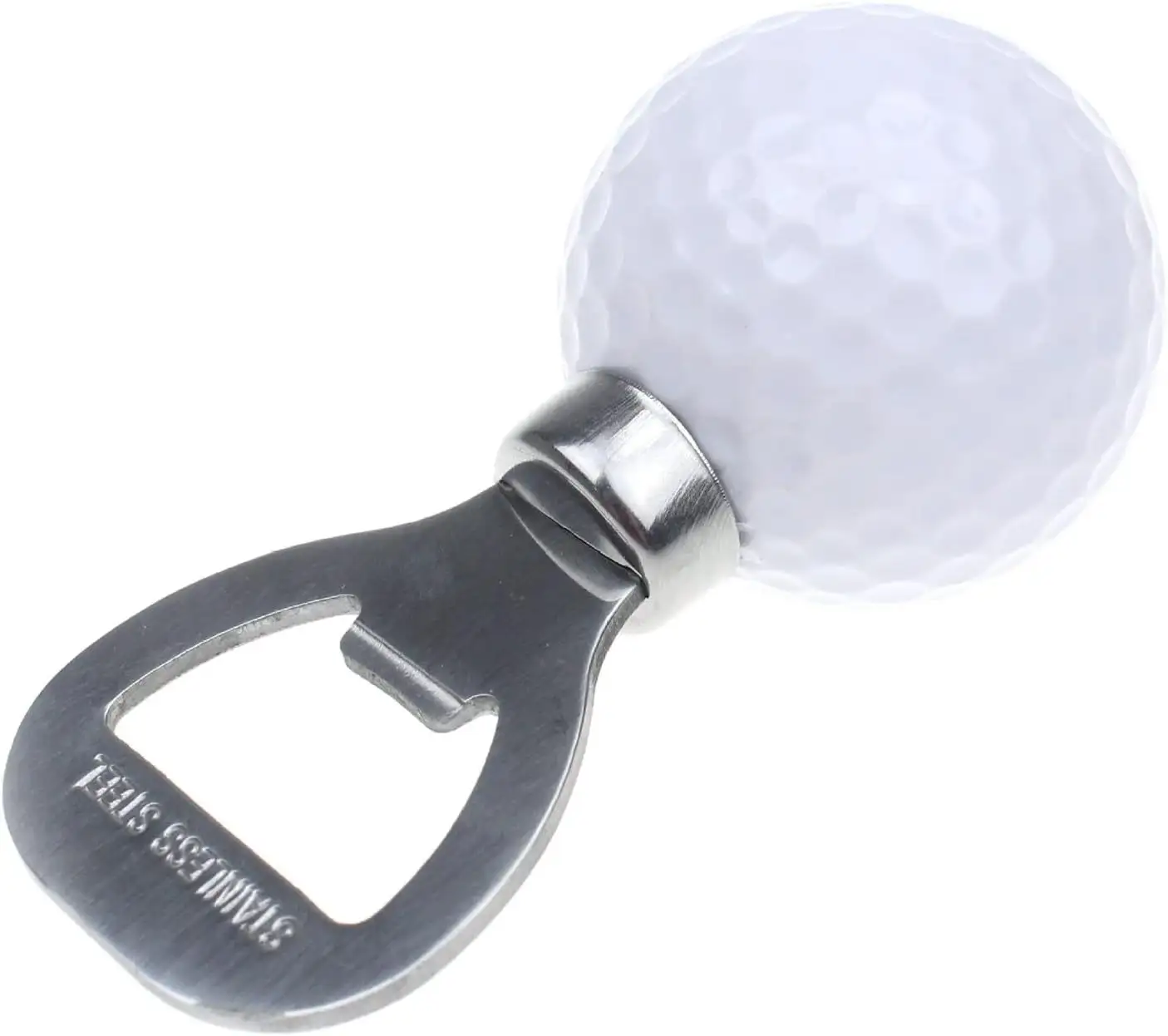 Custom Logo Golf Souvenirs Promotie Geschenken Creativiteit Individuatie Metalen Golfbal Flesopener Voor Golfliefhebber