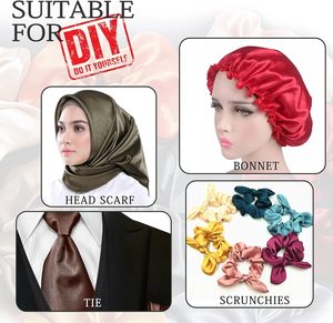 Soie de neige non toxique 100% pure soie de mûrier Tissu lourd 16/19/22/25MM Teint uni pour costume de mariage et utilisation textile domestique - Product Image 5