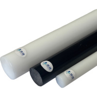 Plaques en polyéthylène de taille personnalisée, noir et blanc, feuilles en plastique PE HDPE, tiges en plastique durables de différentes tailles