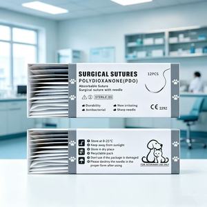 Hilo <span class=keywords><strong>de</strong></span> <span class=keywords><strong>Sutura</strong></span> Absorbible <span class=keywords><strong>de</strong></span> Polidioxanona (PDO) para Cirugía <span class=keywords><strong>de</strong></span> Elevación en Perros y Gatos - Instrumentos Quirúrgicos Veterinarios - Product Image 3