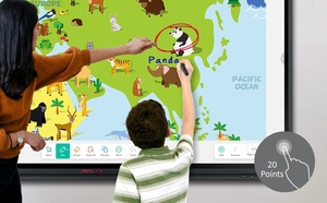 Nhà Máy Giá 75 inch tương tác bảng thông minh Bảng Trắng đa màn hình cảm ứng tương tác phẳng cho cuộc họp - Product Image 4