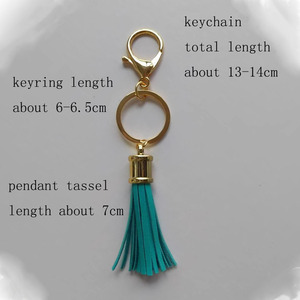 Phụ nữ Da Tua Keychain Mặt dây chuyền Keyring Quà Tặng PU Da Tua đồ trang trí trang trí quyến rũ DIY Túi Chìa Khóa Xe phụ kiện - Product Image 2