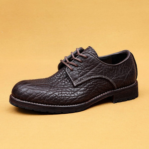 Zapatos Oxford de Cuero para Hombre 2026, Nuevos, Cerrados, Impermeables, Estilo Británico, Formales, de Negocios, Modernos, Casuales de Oficina - Product Image 1