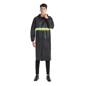 Wholesale factory raincoats custom logo service for adults waterproof polyester rain coat rain wear