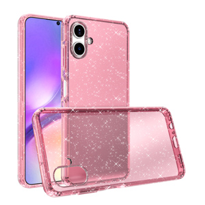 Gscase Pha Lê Ở Rõ Ràng Long Lanh Chống Sốc Cứng PC TPU Lai Điện Thoại Di Động Trường Hợp Đối Với Samsung Galaxy A06 A16 A26 A36 A56 - Product Image 5