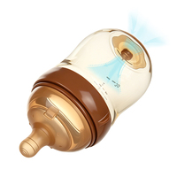 Biberon PPSU pour bébé, 160 ml (5 oz), col large, anti-colique, tétine en silicone ressemblant à un sein, nouveau-né, sans BPA, vente chaude