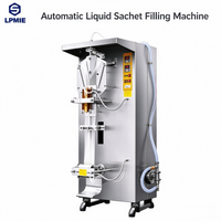 Machine d'emballage automatique de sachets d'eau SJ-1000, machine de remplissage et de scellage de sachets de liquides pour la sauce soja, le vinaigre, le lait