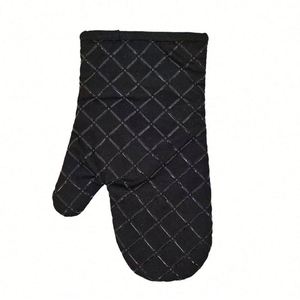 Maniques de cuisine en coton imprimées, imperméables et épaissies, résistantes à la chaleur pour la cuisson au four et l'isolation micro-ondes - Product Image 2