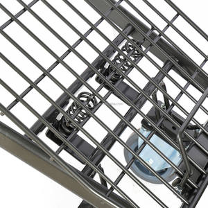 Складная четырехколесная стальная Тележка для покупок, 500 кг - Product Image 4