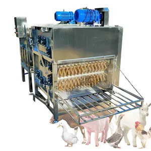 Nine-axis poultry hair removal defeathering machine bird feather removal machine