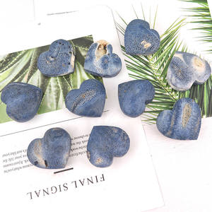 Cristales de Corazón de Coral Azul de Alta Calidad al por Mayor, Gemas Decorativas de Feng Shui para Sanación y Decoración - Product Image 4