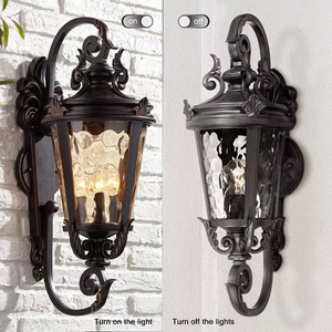 Luz de pared de estilo europeo <span class=keywords><strong>para</strong></span> jardín, Villa, patio, calle, moderno, creativo, Retro, lámparas de pared <span class=keywords><strong>para</strong></span> exteriores <span class=keywords><strong>para</strong></span> el hogar - Product Image 1