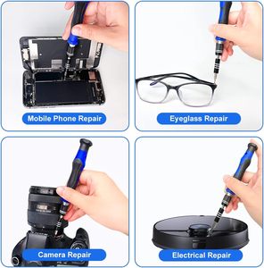 Ensemble de tournevis de précision pour électronique, 142 pièces, avec 120 embouts magnétiques, kit d'outils de réparation pour iPhone, MacBook - Product Image 6