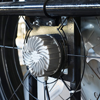 Ventilador de Techo de 38 Pulgadas para Almacenes, Establos de Cabras y Vacas, Ventilador de Refrigeración para Granjas Lecheras