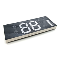 Affichage à LED d'intérieur polychrome de chiffre/personnaliser l'affichage à LED de 7 segments pour l'appareil ménager de la température/temps