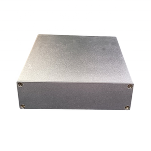 Boîtier électronique en aluminium anodisé argenté sur mesure, boîtier en aluminium moulé sous pression, étui étanche pour instruments - Product Image 1