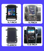 Reproductor de DVD para Coche Android con Pantalla Vertical Estilo Tesla de 13.6 Pulgadas para Chevrolet Captiva 2008-2012 con Radio, Audio, Estéreo y Navegación GPS