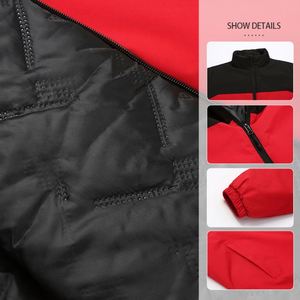 New Winter Men's Jackets Printed Custom <b>Waterproof</b> <b>Warm</b> Windproof Jacket Stand Collar Hiking Men's Outdoor Jacket Custom logo - Product Image 2