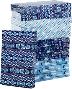 Embalagem de gavetas para homens, folha de carimbo de brilho azul marinho, gaveta para homens, caixa de presente, elegante, personalizada, oem, logotipo do mar